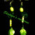 Orecchini fogliolina verde