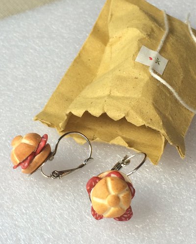 Orecchini Pane e Salame Orecchini Pane e Salame