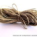 Kit "Glicine" per collane con madreperla e filato di puro lino - FREE SHIPPING