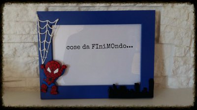 cornice spiderman in fimo cornice spiderman in fimo