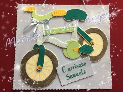 Fiocco nascita bicicletta Fiocco nascita bicicletta