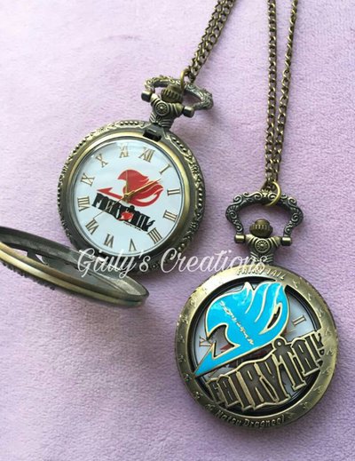 Collana orologio Fairy Tail logo manga fantasy anime japan fumetti serietv magia Collana orologio Fairy Tail logo manga fantasy anime japan fumetti serietv magia
