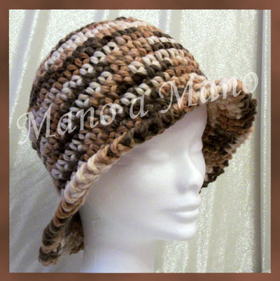Cappello a cloche - Marrone melange Cappello a cloche - Marrone melange
