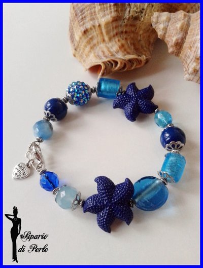 Bracciale rigido vetro, strass e mezzicristalli - ANTEPRIMA ESTATE Bracciale rigido vetro, strass e mezzicristalli - ANTEPRIMA ESTATE