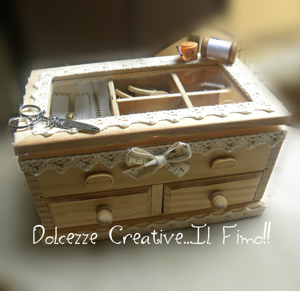 Creazioni handmade di dolcezze creative il fimo in per la casa e ... Portaspezie shabby