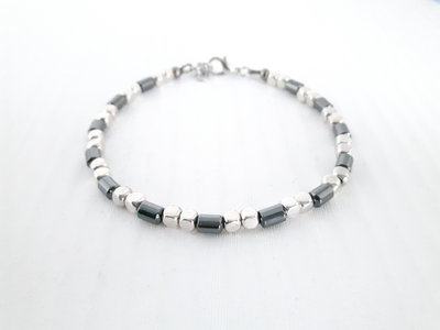Bracciale Ematite naturale Uomo Bracciale Ematite naturale Uomo