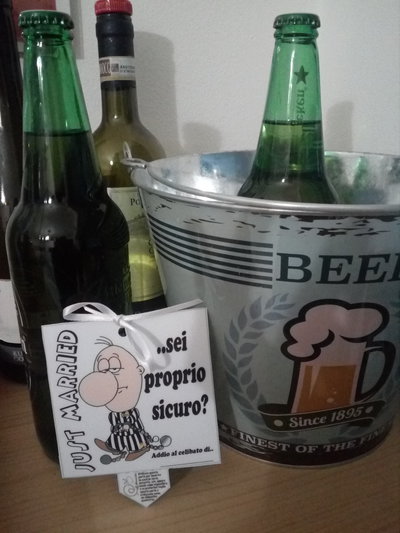 Biglietto d'auguri fatto a mano : Addio al Celibato Biglietto d'auguri fatto a mano : Addio al Celibato