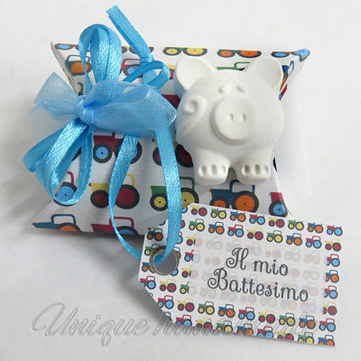 Bomboniera Battesimo con porcellino Bomboniera Battesimo con porcellino