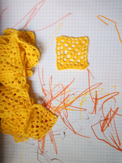 10 Piastrelle con filo di Scozia Giallo 10 Piastrelle con filo di Scozia Giallo