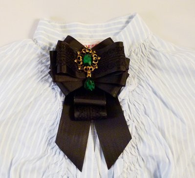 Spilla-Cravatta nero vintage Spilla-Cravatta nero vintage