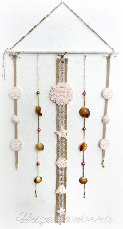Scacciapensieri shabby rosa Scacciapensieri shabby rosa