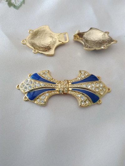 1 x chiusura fermaglio per collana, bracciale a 3 fili 1 x chiusura fermaglio per collana, bracciale a 3 fili