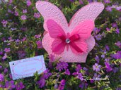 Scatola porta confetti a forma di farfalla by Romanticards 
