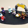 Idea regalo Natale Presepe di gatti in fimo, argilla polimerica, regali personalizzati, gadget gatto, per amanti degli animali