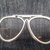 (367)  Ciondolo occhiali rayban in plexiglass trasparente