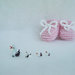 Scarpette per neonato  Stivaletto neonato Photo prop  Regalo nascita Mamma