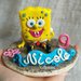 Cake topper spongebob