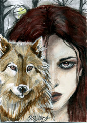 donna e lupo
