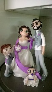 cake topper per matrimonio completamente personalizzabili 100% handmade