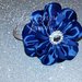 Cerchietto con fiore blu
