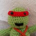 Tartaruga ninja amigurumi