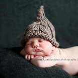 Cappellino neonato lana biologica "piccolo elfo" Berrettino per neonato Alpaca Bio Abbigliamento neonato  Regalo Battesimo