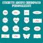 1000 Etichette adesive chiudipacco personalizzate vostro logo a colori