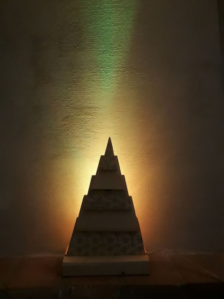 shjxi Lampada a forma di albero di Natale, con luci decorative e luminose, da tavolo, per