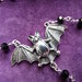 *Collana rosario con pipistrello e ragno - Rosary with bat and spider*