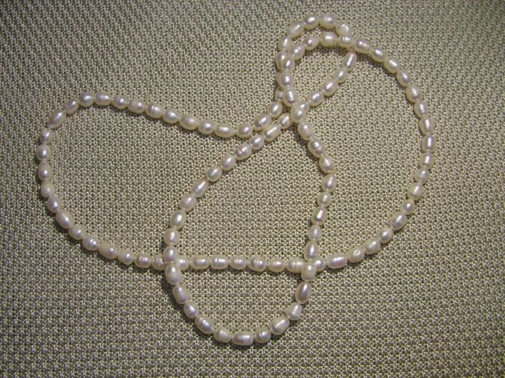 Collana Perle Di Fiume Vere