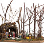 PRESEPIO TRADIZIONALE COMPLETO FATTO A MANO - SPLENDIDO PRESEPE ARTIGIANALE - PRESEPIO CON PERSONAGGI