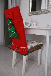 Coprisedia Natalizio Decorazioni Copri Sedie Albero di Natale Idea Regalo Festa