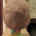 Cappello uncinetto lana alpaca rosa