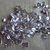 100 terminali fermafili metallo color argento 9 mm.