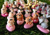 Confetti decorati animaletto - confettata battesimo - compleanno - bomboniere originali - tema animali - tema fattoria - bomboniere animali