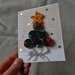 Biglietto di Natale "Oh Holy Night" • Albero di Natale quilling