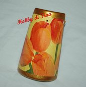Tegolina con tulipani Tegolina con tulipani