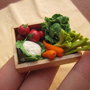  1/12 MINIATURE - cesto di verdura   °°°   vegetables basket / chest