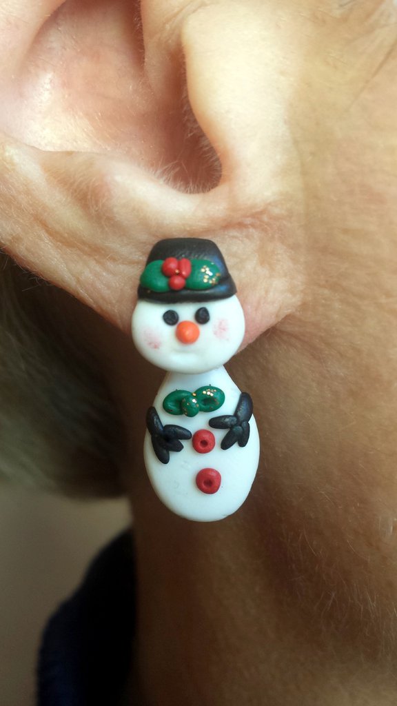 Kit Fai Da Te Pupazzo Di Neve Con Argilla - Set Da 9, Lavoretti Creativi Di Natale Per Bambini, Con Accessori (ZoneYan)