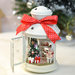 Lanterna di Natale con miniature interamente realizzate a mano  