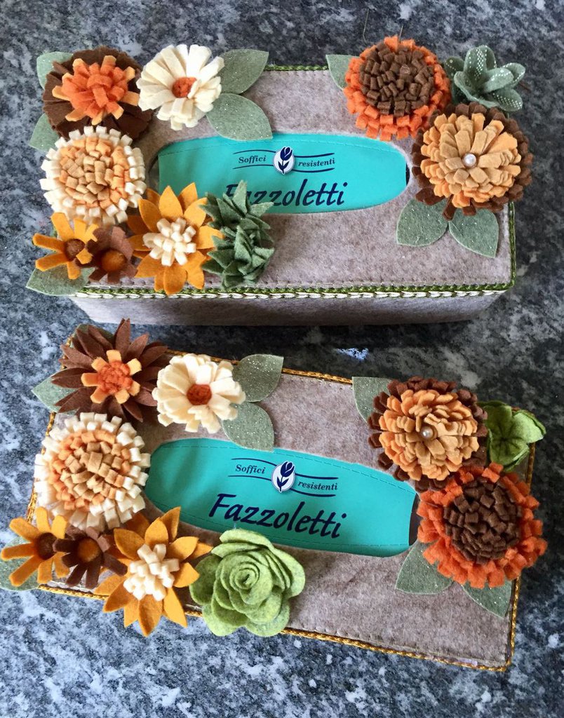 Scatola di fazzoletti in acrilico scatola rettangolare in tessuto