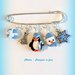 Spilla natalizia in fimo con pinguino, argilla polimerica, handmade, idee regalo natale, regalo teenager