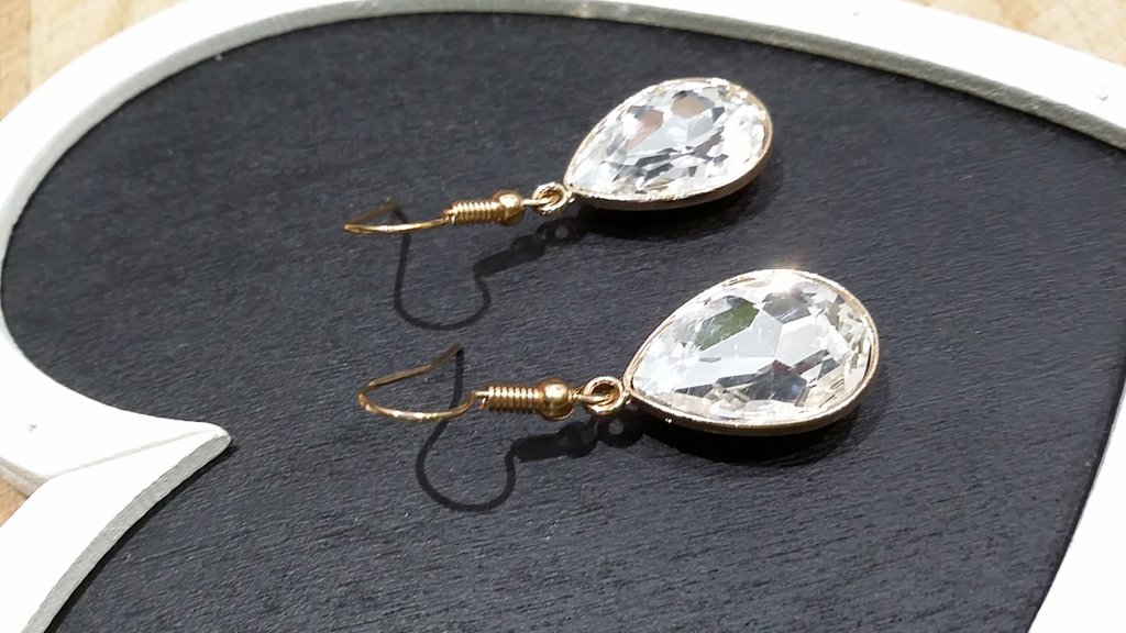 Orecchini A Bottone Interlocking Con Diamanti In Oro Bianco 18 - Foto 7