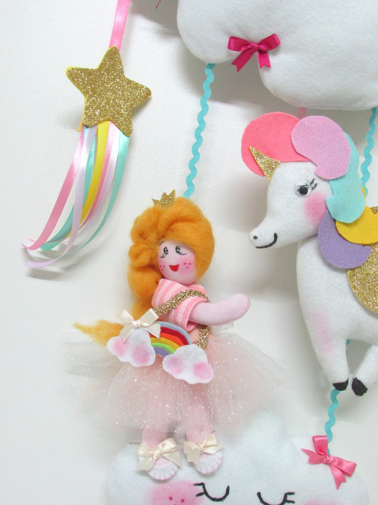 Cucchiaio da cucina in legno, rotondo, con motivo a unicorno, 30 cm | ow-50113