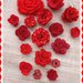 Set rose rosse