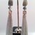 Orecchini Dangle Earring gray and Silver