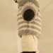 Po-Panda in lana realizzato a maglia. Imbottitura in kapok