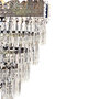 Ciondoli di cristalli pendenti , pezzi di ricambio per lampadari di Venini, Maria Teresa, Mazzega, Vistosi, con pezzi rotti, in vetro, cristallo Swarovski o Boemia.
