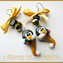 Fucucù Pinguino Orecchini Natale Cernit Fimo Idea Regalo 2010