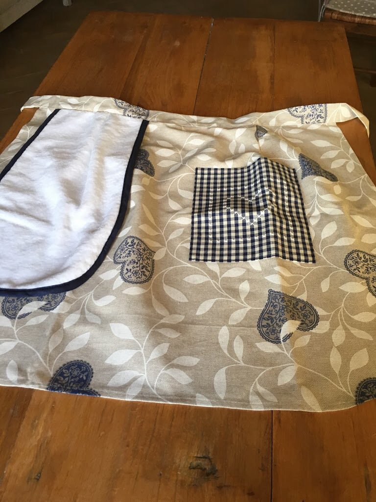 Set Grembiule Da Cucina E Asciugamano In Cotone – Donna Con Tasche, Motivo Spezie, Regalo Per Barbecue